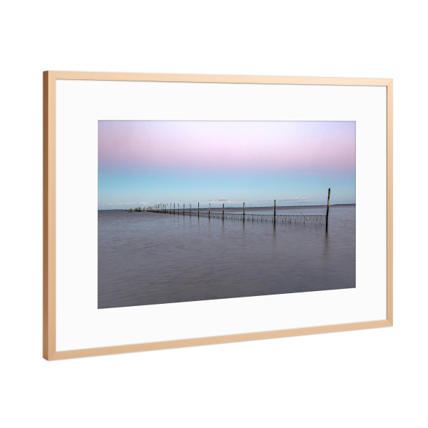 Poster mit Rahmen Kupfer "Am Abend" artboxONE - Natur,Reise / Strand und Meer
