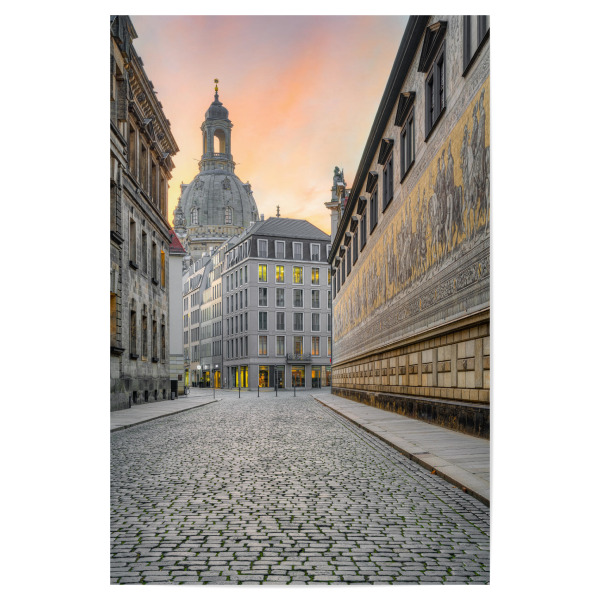 Poster "Fürstenzug in Dresden" artboxONE - Städte,Reise,Architektur,Städte / Dresden