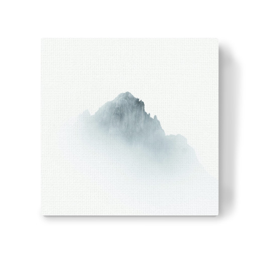 Mountain Peak covered in clouds