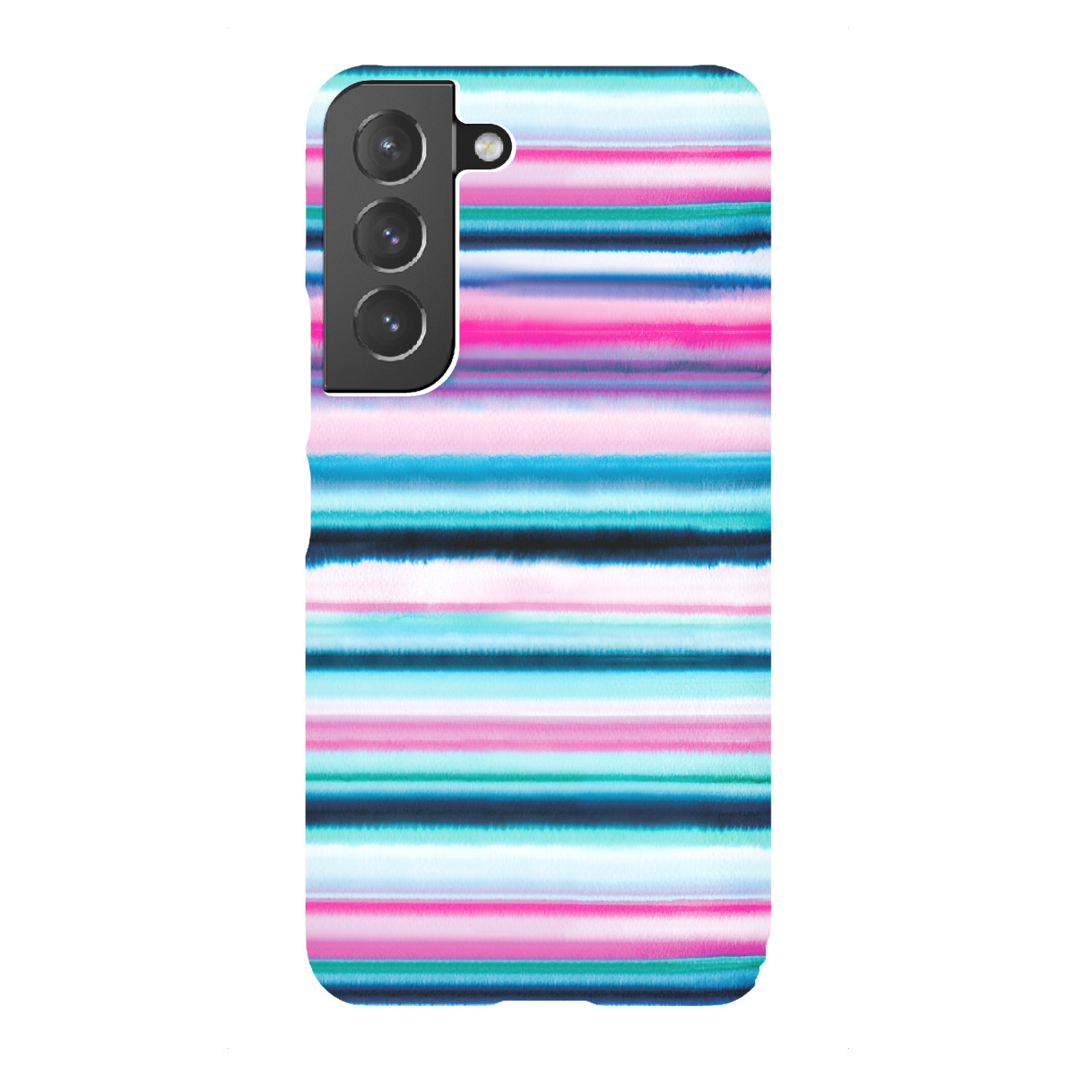 Samsung Galaxy "Degrade Stripes Watercolor Pink" Premium-Case Handyhülle artboxONE