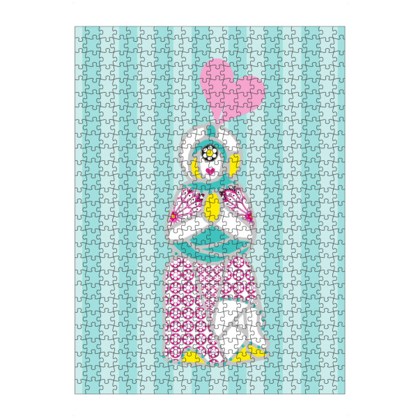 artboxONE Puzzle "Prinzessin Laska" artboxONE - Für Kinder,Liebe,Streetart,Für Mama