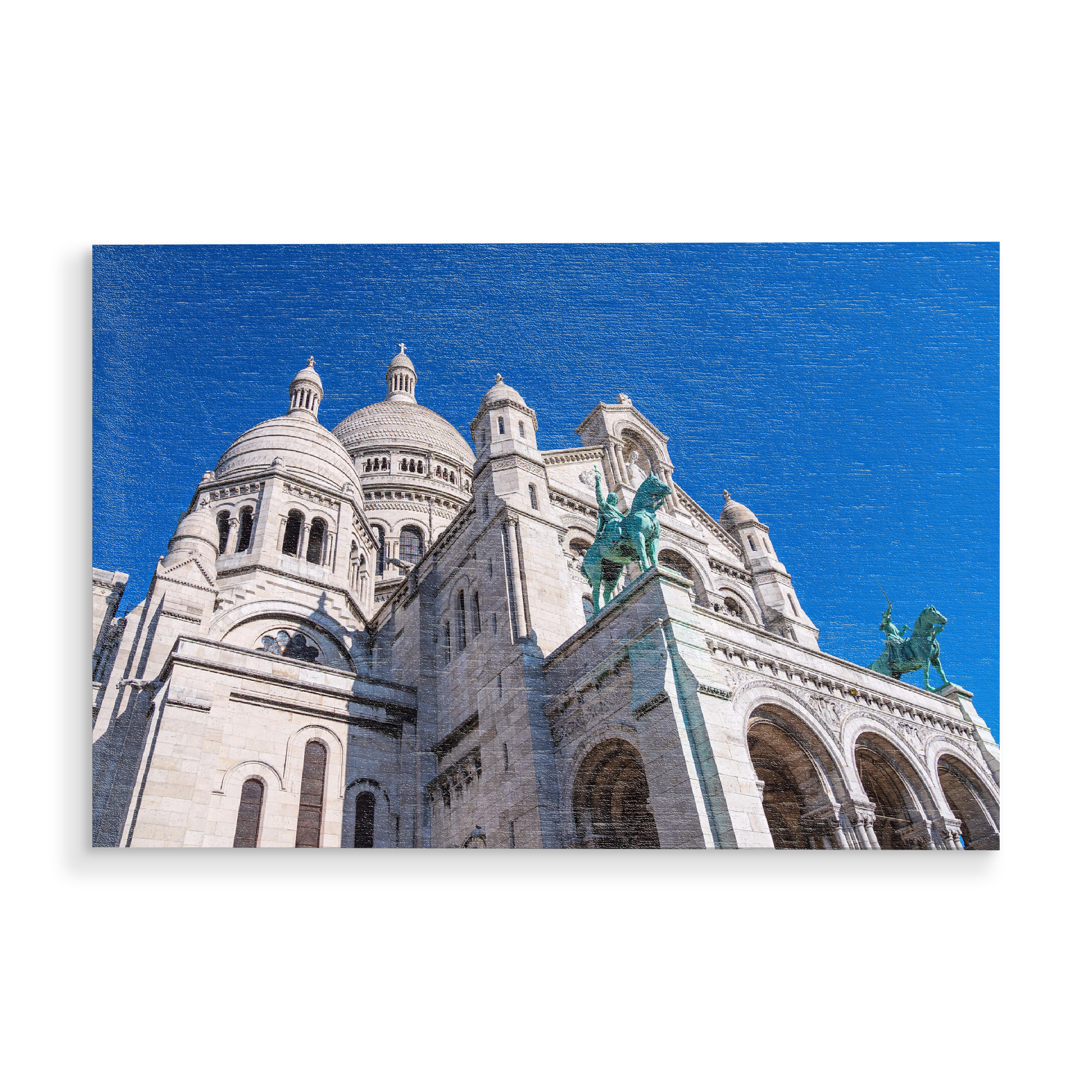 Holzbild "Basilika Sacre-Coeur in Paris" artboxONE - Reise,Architektur,Städte / Paris