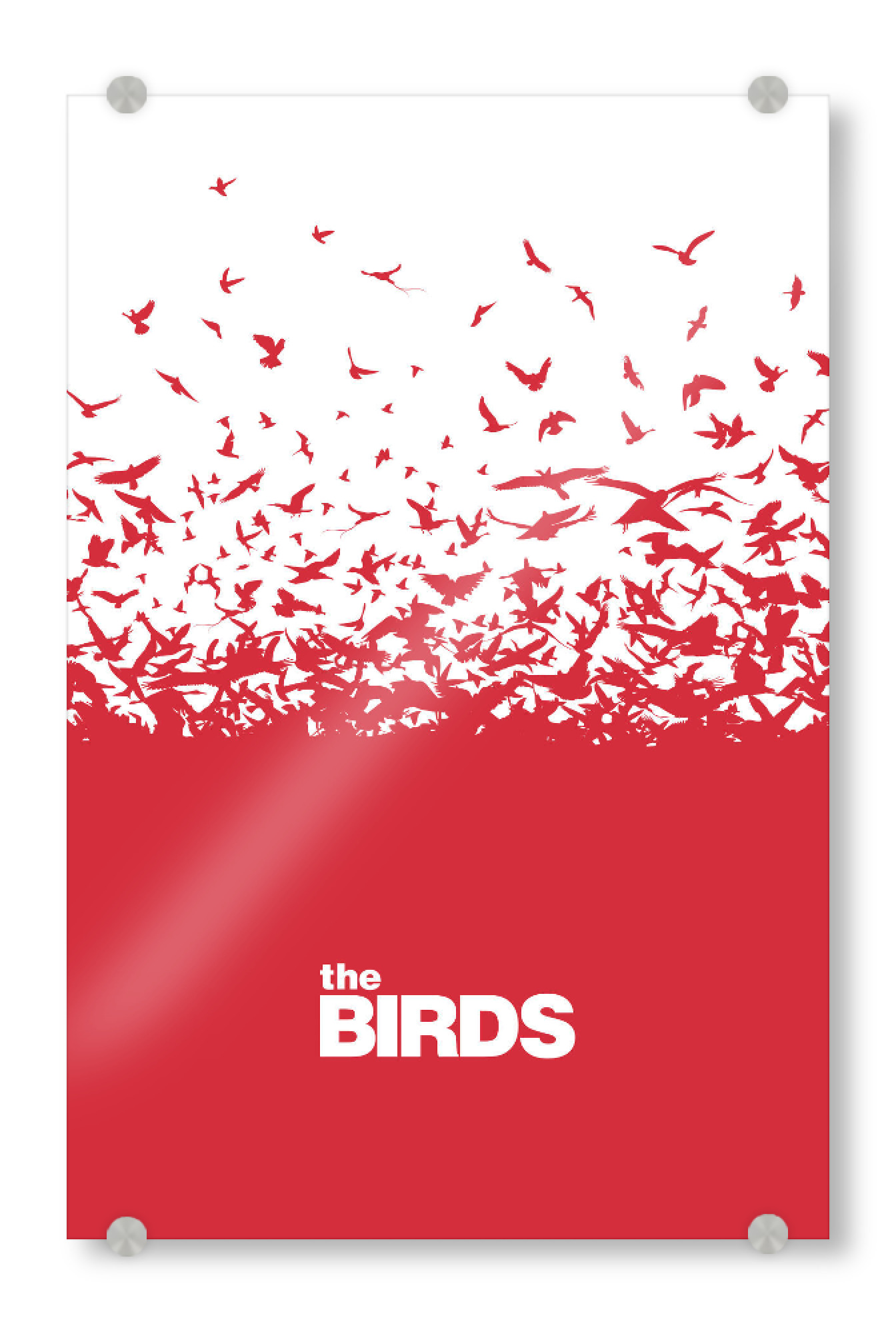 Acrylglasbild "The Birds" artboxONE - Tiere,Abstrakt