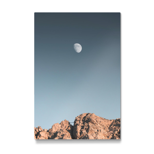 Galerie-Print "Aufgehender Mond in den Bergen" 30x20 cm artboxONE