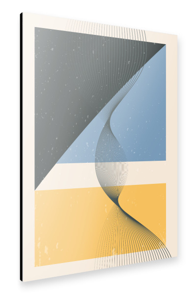 Alu-Dibond "Minimalist Geometry" 30x20 cm artboxONE