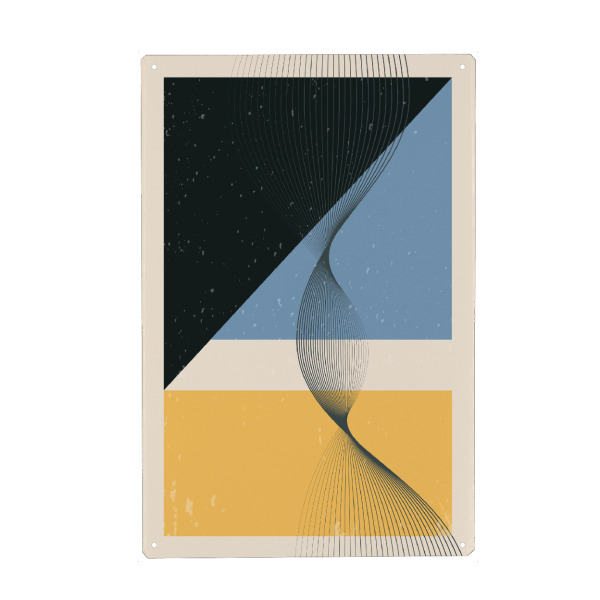 Holzbild "Minimalist Geometry" artboxONE - Abstrakt,Geometrie