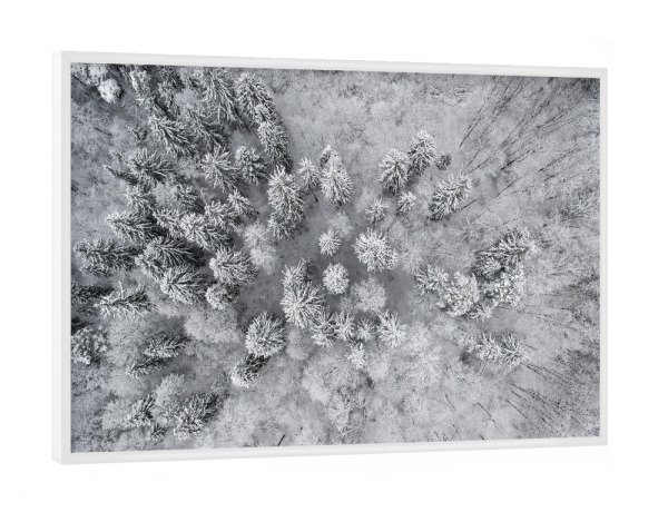 Poster mit weißem Rahmen "Winter painting" artboxONE - Natur,Reise,Reise / Länder