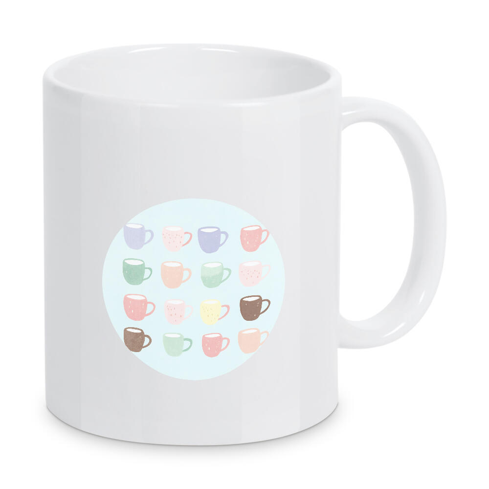 Tasse "Pastell Kaffee Tassen" artboxONE - Essen & Trinken,Geometrie