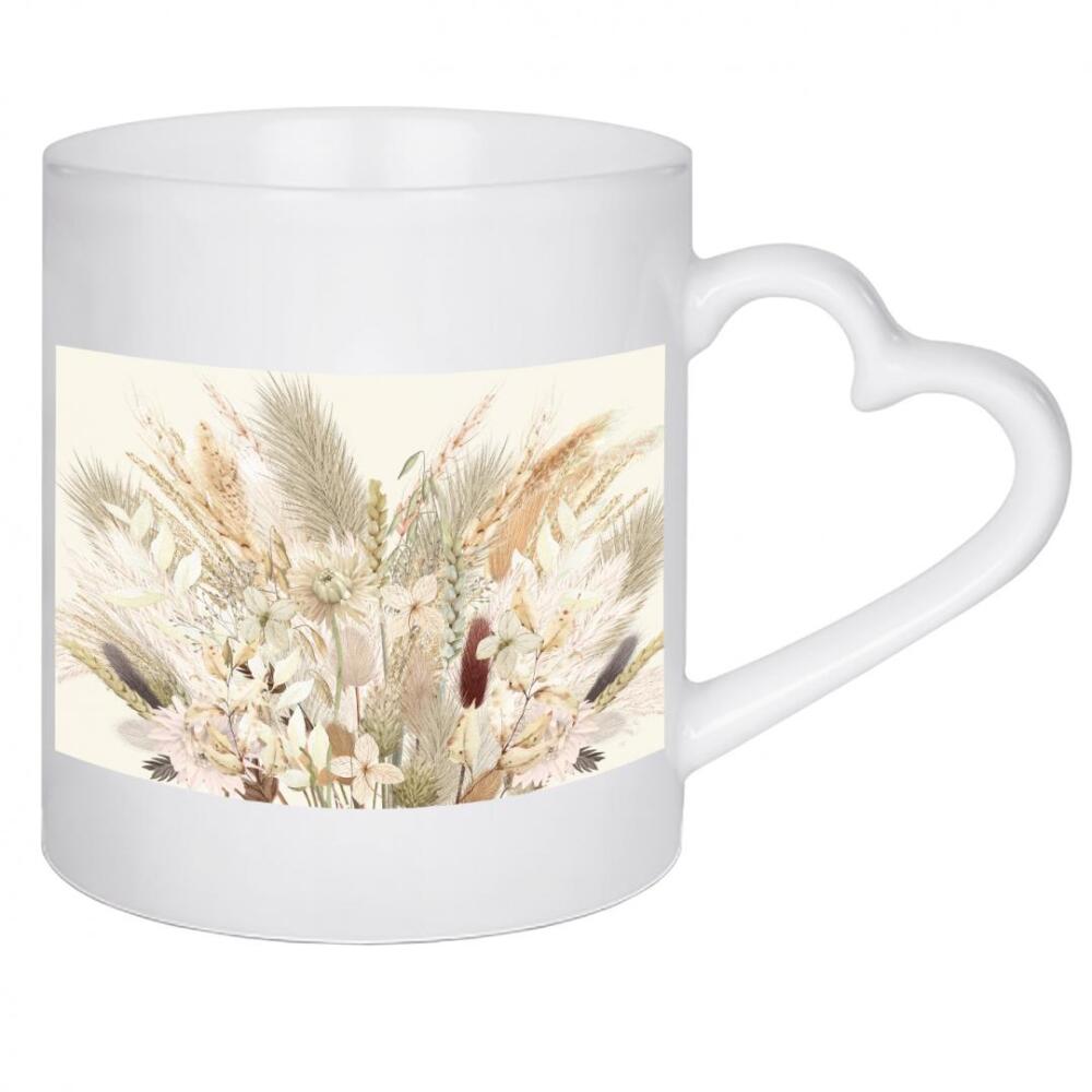 Herztasse "Sanfter Herbst" artboxONE - Floral - Wildblumen,Blumen