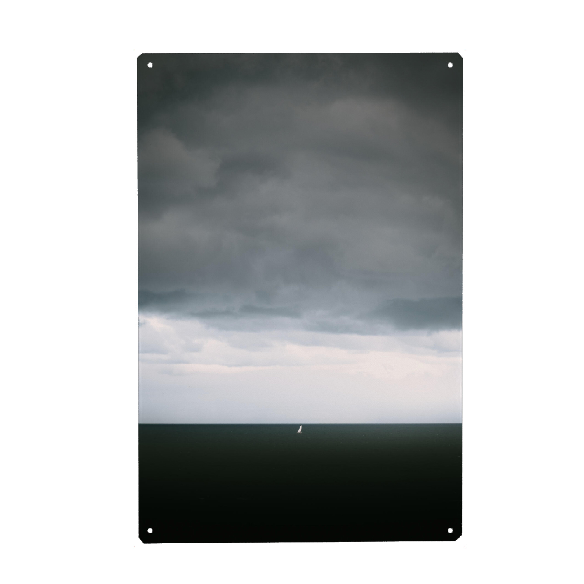 Metall Poster "On the way to new horizons" artboxONE - Natur,Reise,Reise / Strand und Meer,Reise / Länder