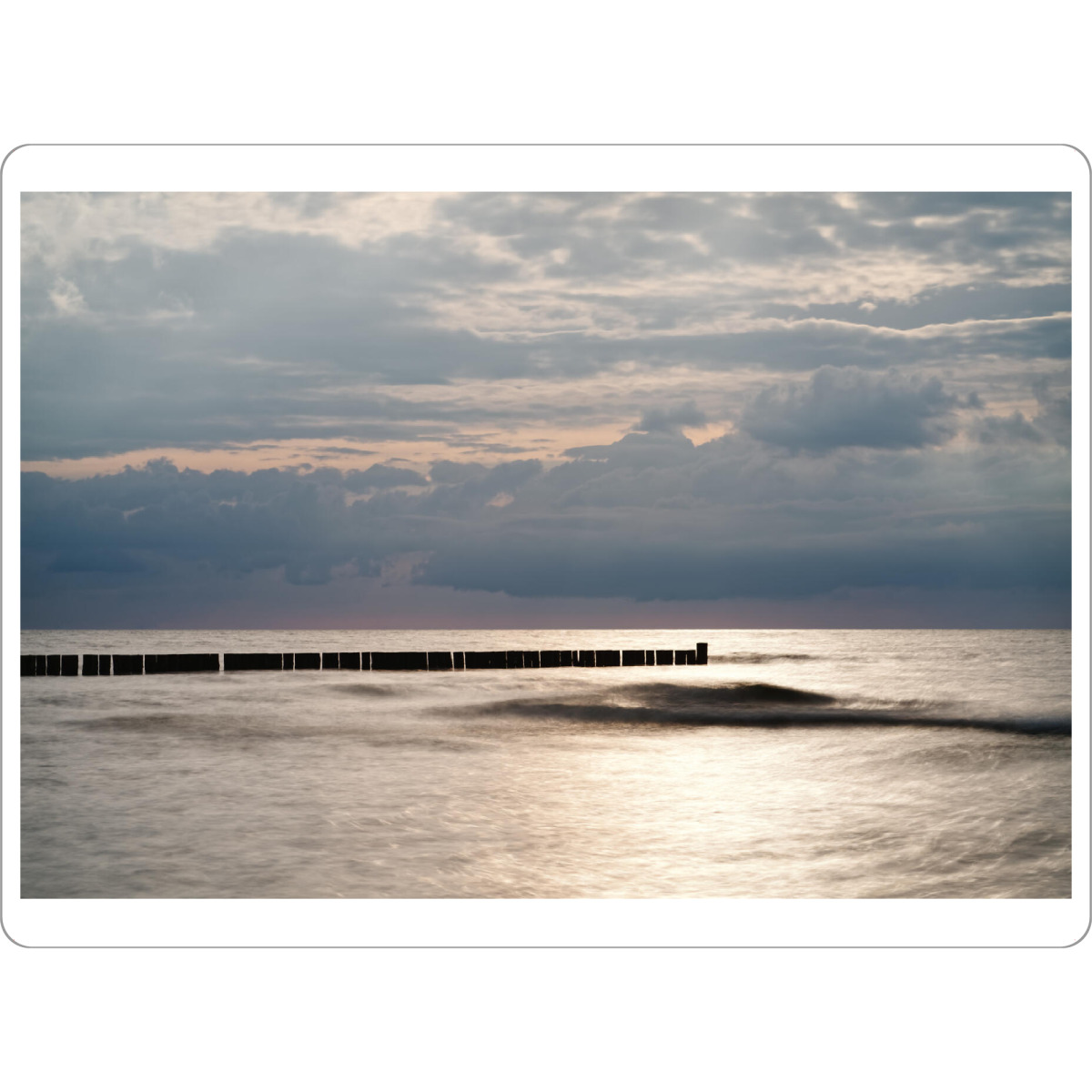 Tischset "Abend an der Küste" artboxONE - Natur,Reise,Reise / Strand und Meer