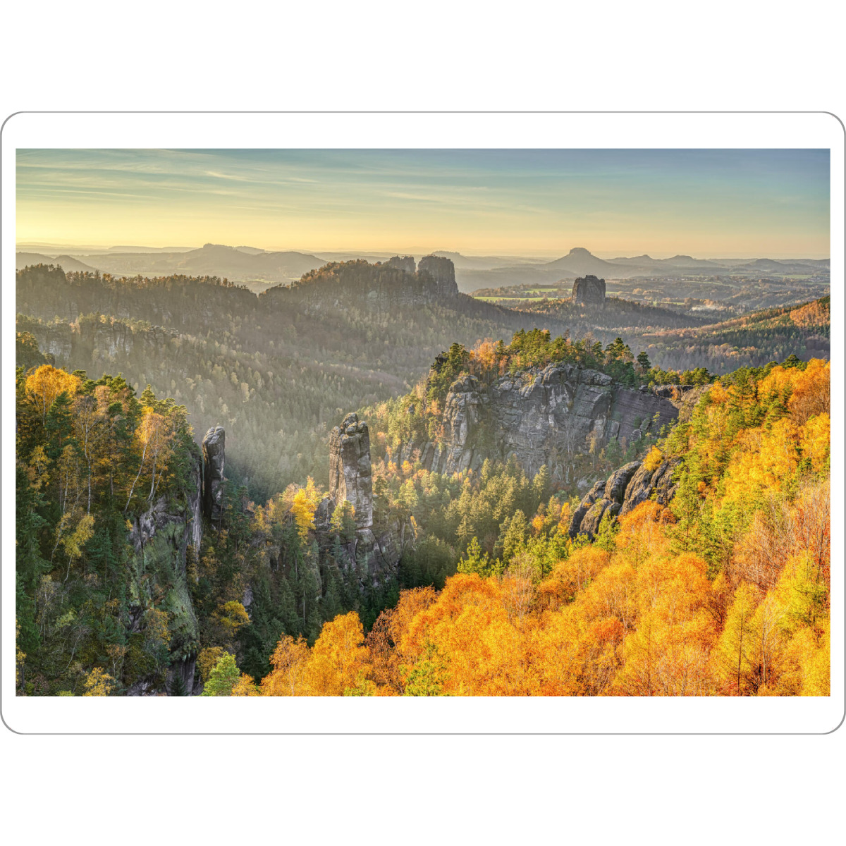 Tischset "Carolaaussicht Sächsische Schweiz" artboxONE - Natur,Reise