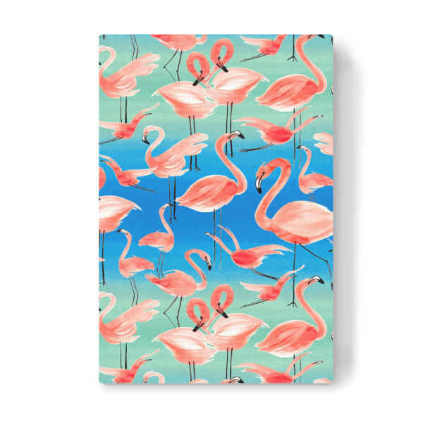 Leinwandbild "Cute Flamingo Pink" artboxONE - Für Kinder,Tiere,Fashion,Für Mama