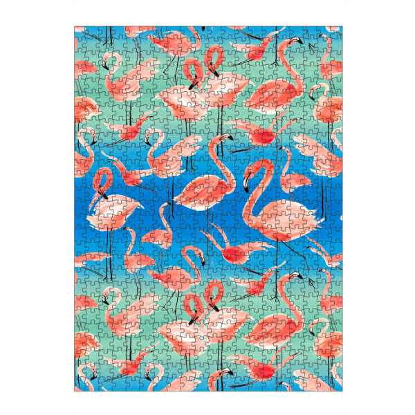 Puzzle Ravensburger "Cute Flamingo Pink" artboxONE - Für Kinder,Tiere,Fashion,Für Mama