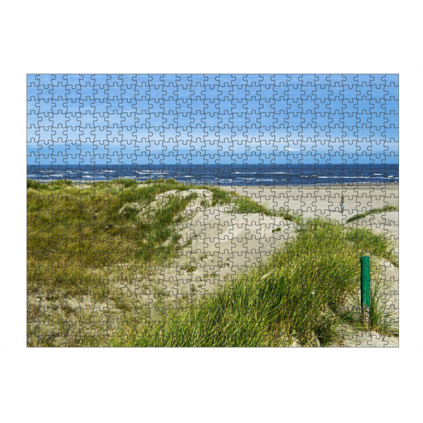 artboxONE Puzzle "Strandzugang auf Baltrum" artboxONE - Natur,Reise,Reise / Strand und Meer