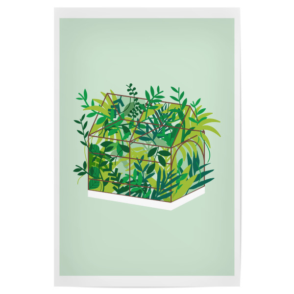 Poster "Greenhouse" artboxONE - Natur,Floral,Architektur,Für Mama