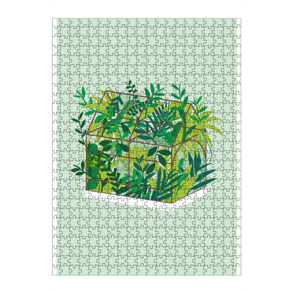 Puzzle Ravensburger "Greenhouse" artboxONE - Natur,Floral,Architektur,Für Mama