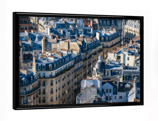 Poster mit schwarzem Rahmen "Historische Gebäude in Paris" artboxONE - Reise,Architektur,Städte / Paris