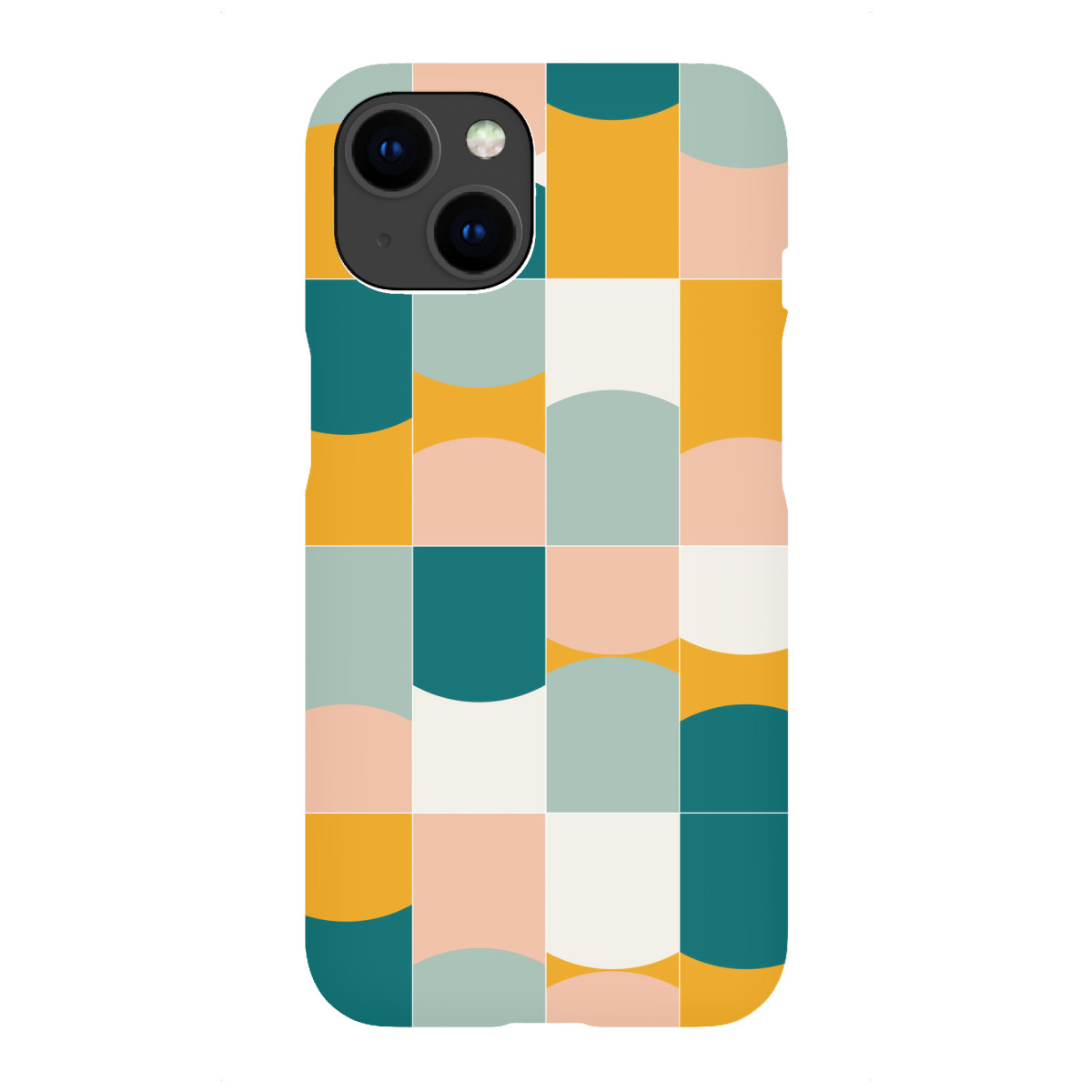 iPhone "Abstract Geometric tiles" Premium-Case Handyhülle artboxONE