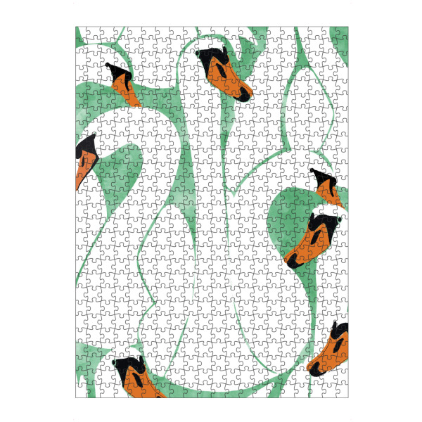 Puzzle Ravensburger "White Calm Was Born Into A Swan" artboxONE - Natur,Tiere