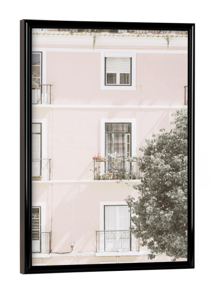 Poster mit schwarzem Rahmen "Pastel Apartment" artboxONE - Architektur