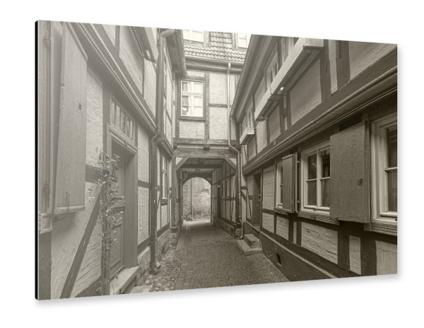 Alu-Dibond "Gasse" 30x20 cm artboxONE
