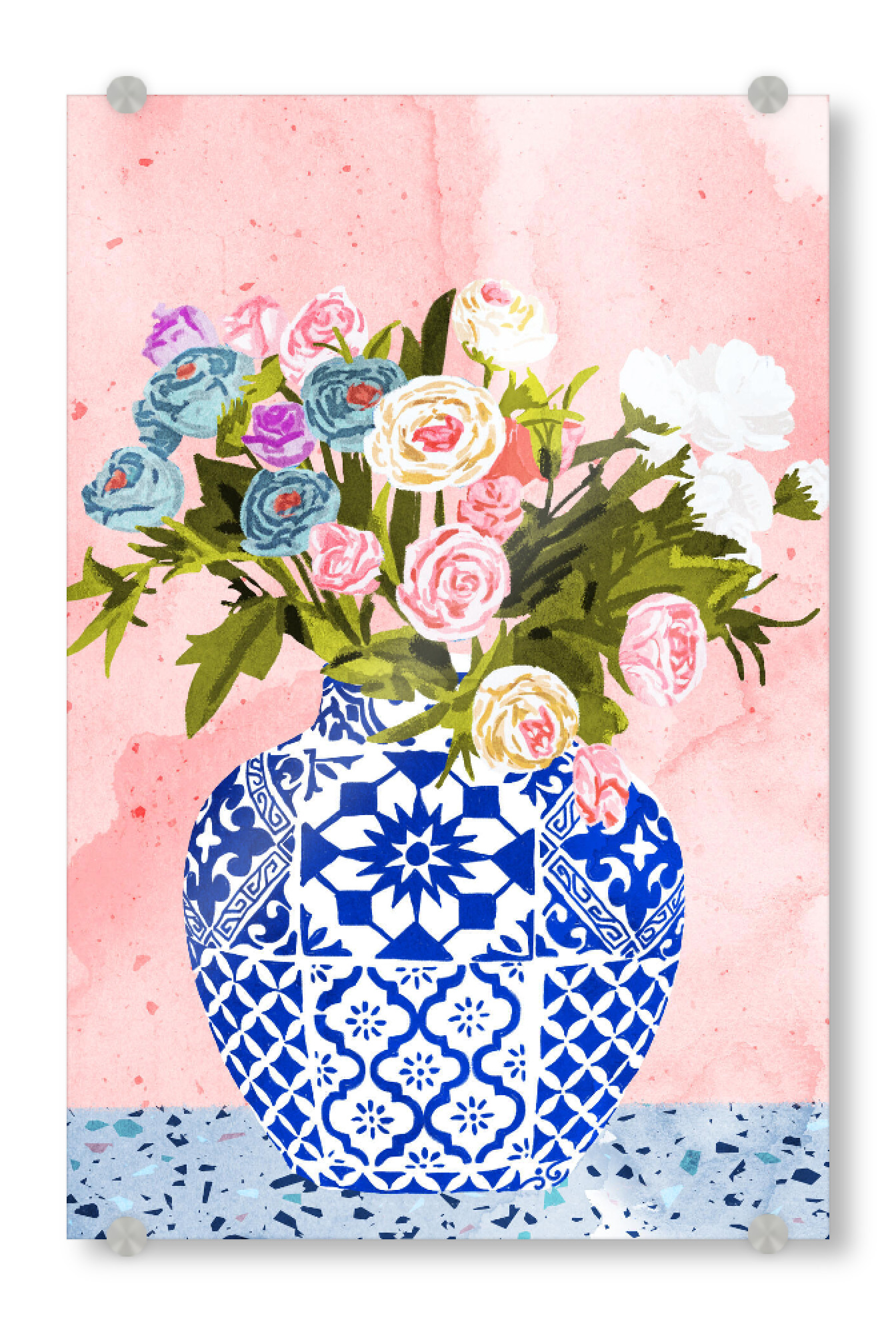 Acrylglasbild "Ceramic Planter" artboxONE - Natur