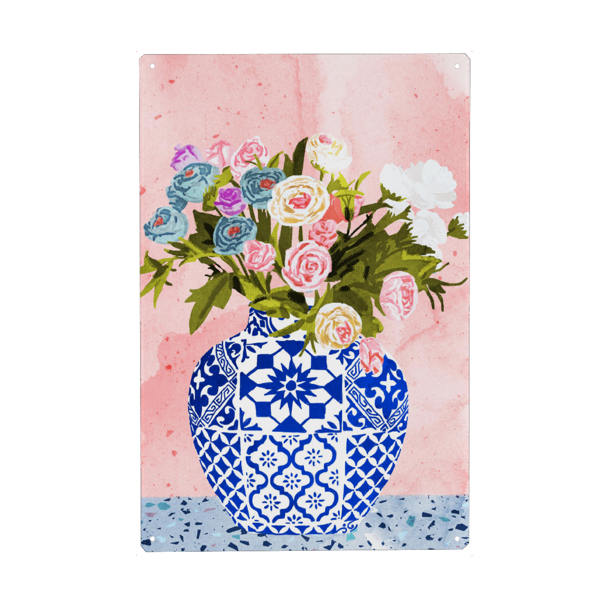Holzbild "Ceramic Planter" artboxONE - Natur