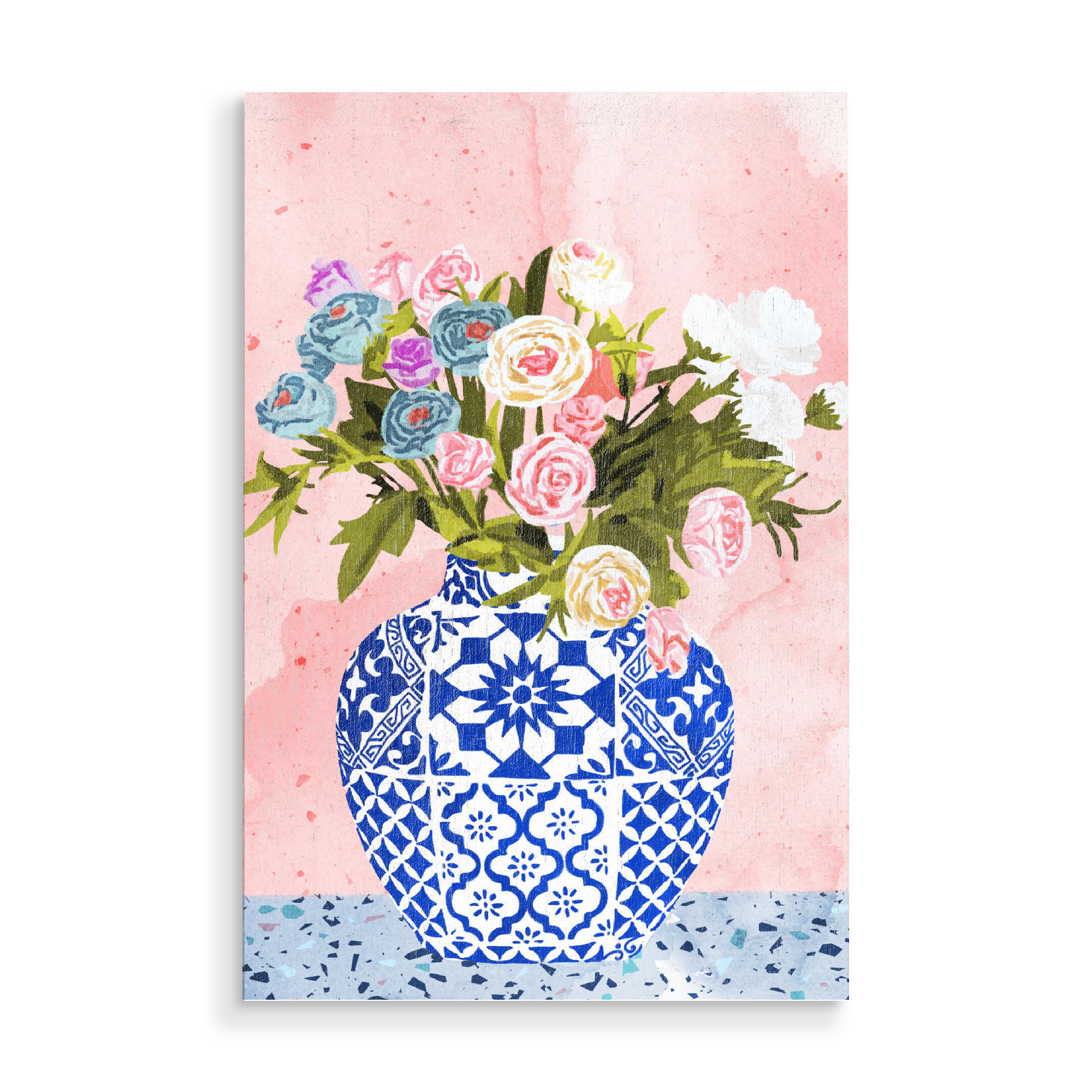 Holzbild "Ceramic Planter" artboxONE - Natur