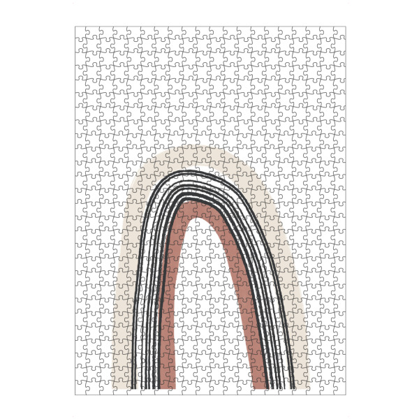 artboxONE Puzzle "Textured Rainbow" artboxONE - Für Kinder,Abstrakt - Regenbogen,Abstrakte kunst,Naturtöne,Rainbow,Abstract,Abstrakt,Bunt,Colorful