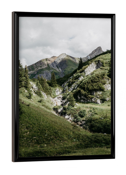 Poster mit schwarzem Rahmen "Sonnengruß" artboxONE - Natur,Reise