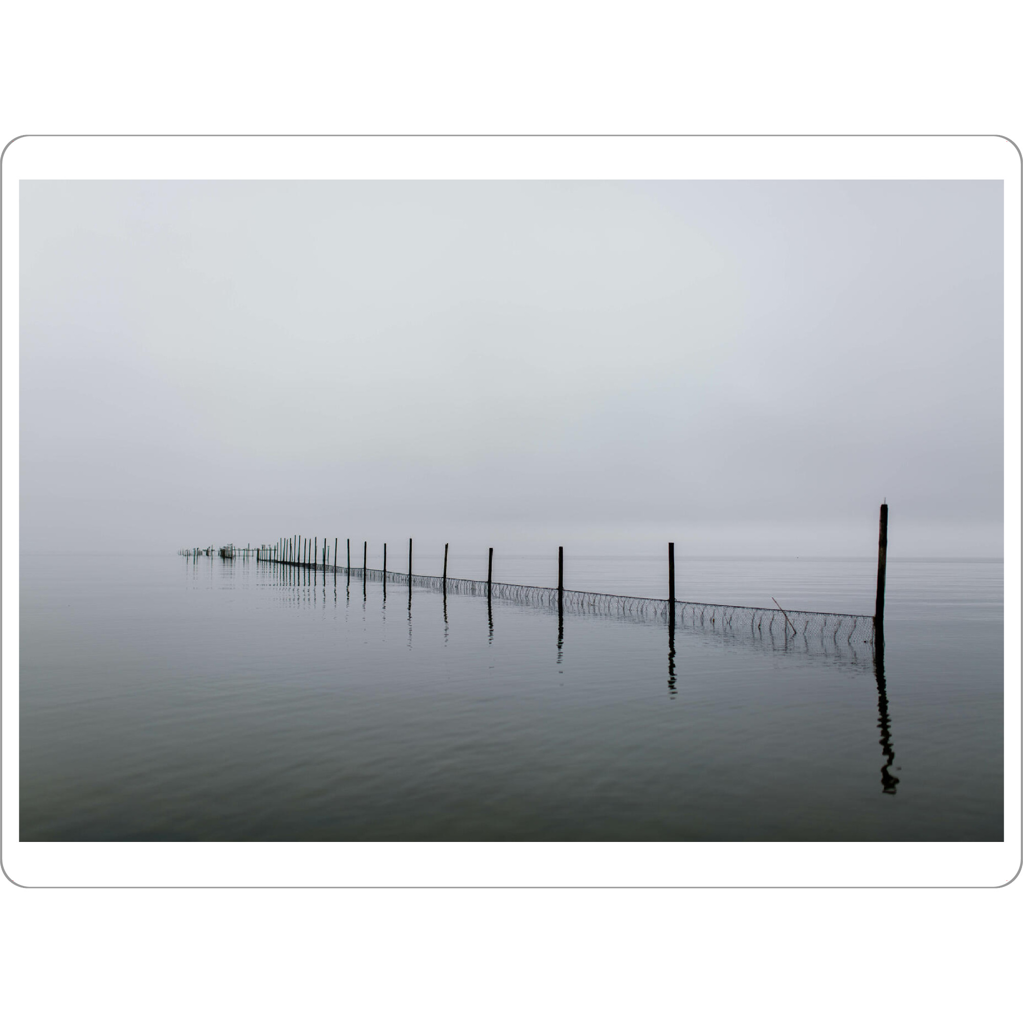 Tischset "Wasser im Nebel" artboxONE - Natur,Reise,Reise / Strand und Meer