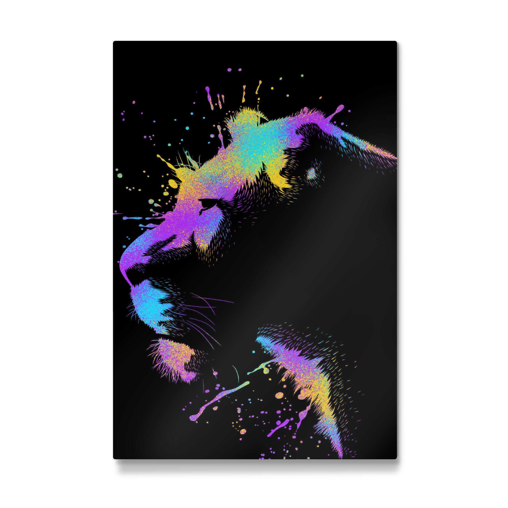 Galerie-Print "Lioness ink colorful" 75x50 cm artboxONE