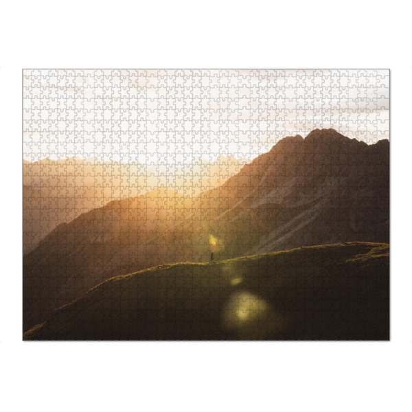 Puzzle Ravensburger "Sonnenaufgang in den Alpen" artboxONE - Natur,Reise