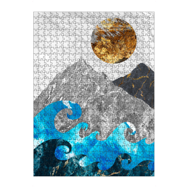 artboxONE Puzzle "Abstract Mountains (matart)" artboxONE - Natur,Abstrakt