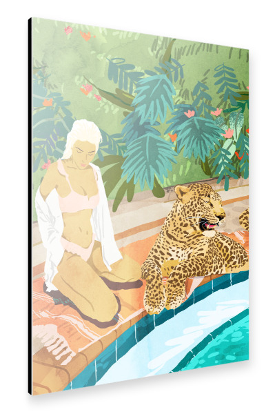 Alu-Dibond "The Wild Side, Human & Nature" 30x20 cm artboxONE