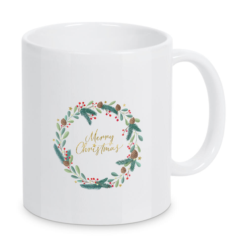 Tasse "Weihnachten naht" artboxONE - Typografie,Floral,Weihnachten