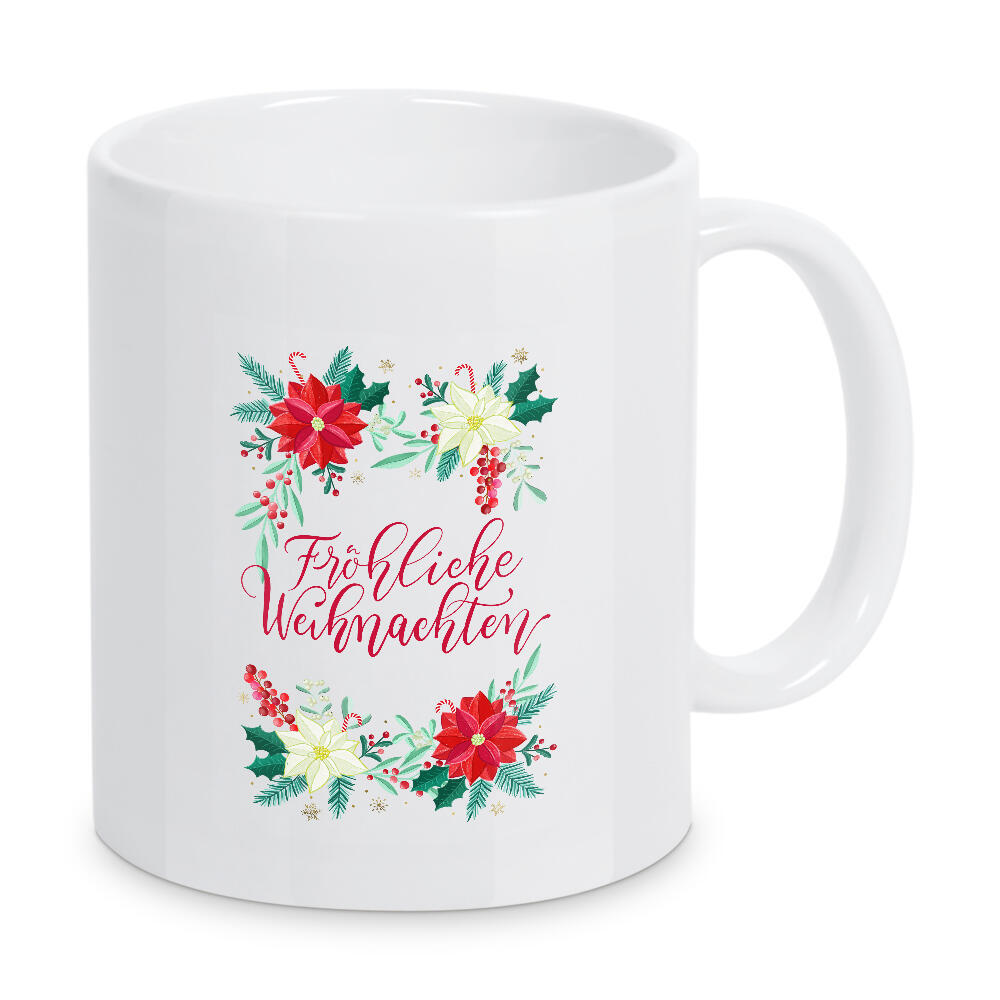 Tasse "Bald ist Weihnachten" artboxONE - Typografie,Floral,Weihnachten