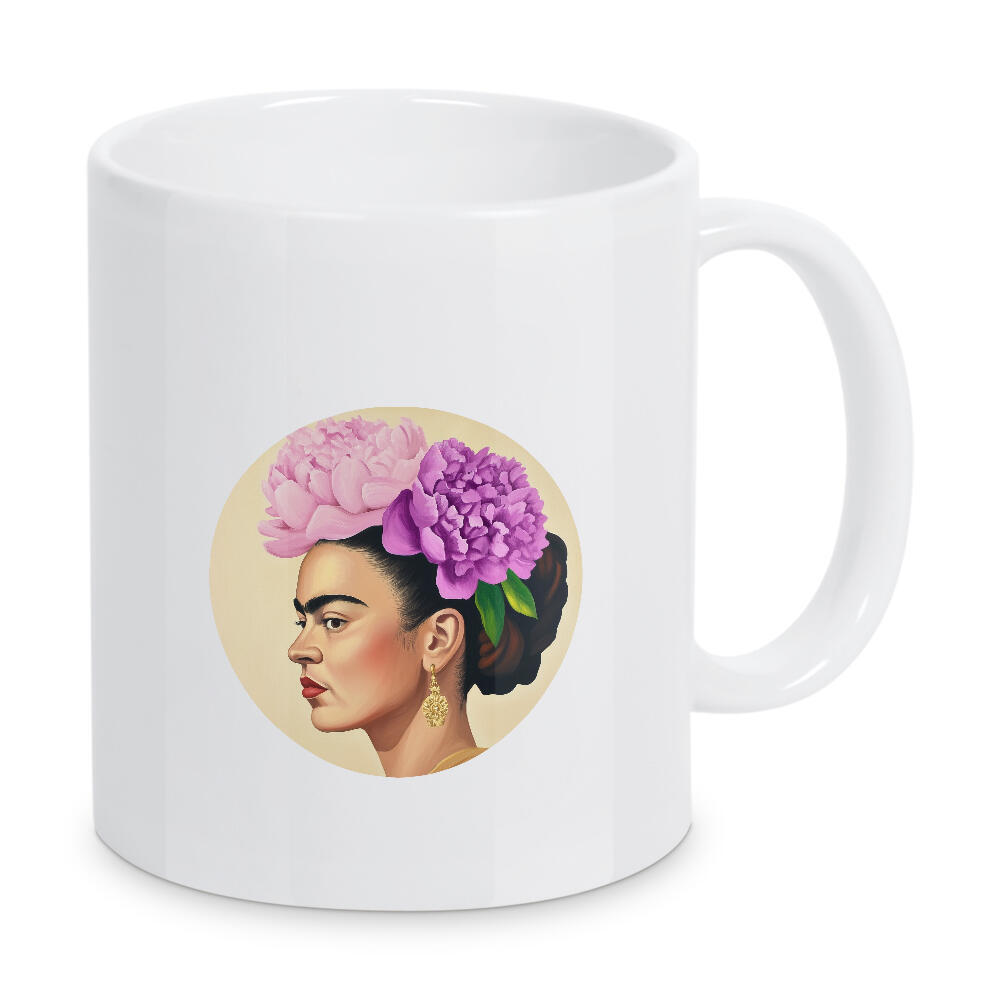 Tasse "Ikonische Blüten Frida" artboxONE - Floral,Menschen,Fashion