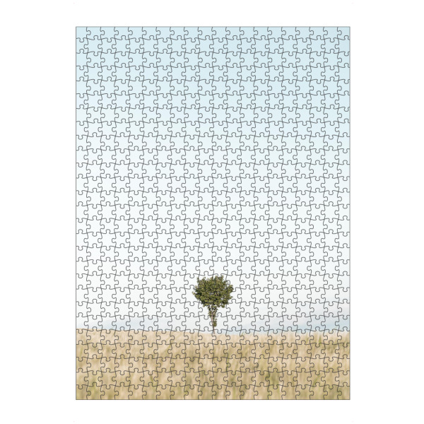 Puzzle Ravensburger "Einzelner Baum im Feld" artboxONE - Natur,Reise,Floral