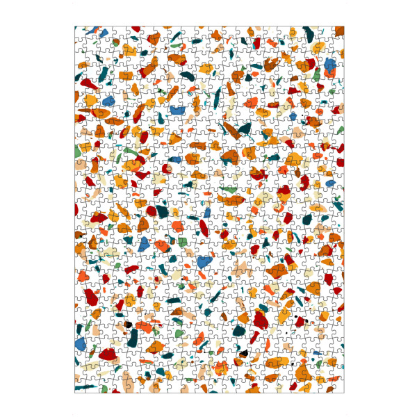 artboxONE Puzzle "Tan Terrazzo | Eclectic Quirky" artboxONE - Abstrakt