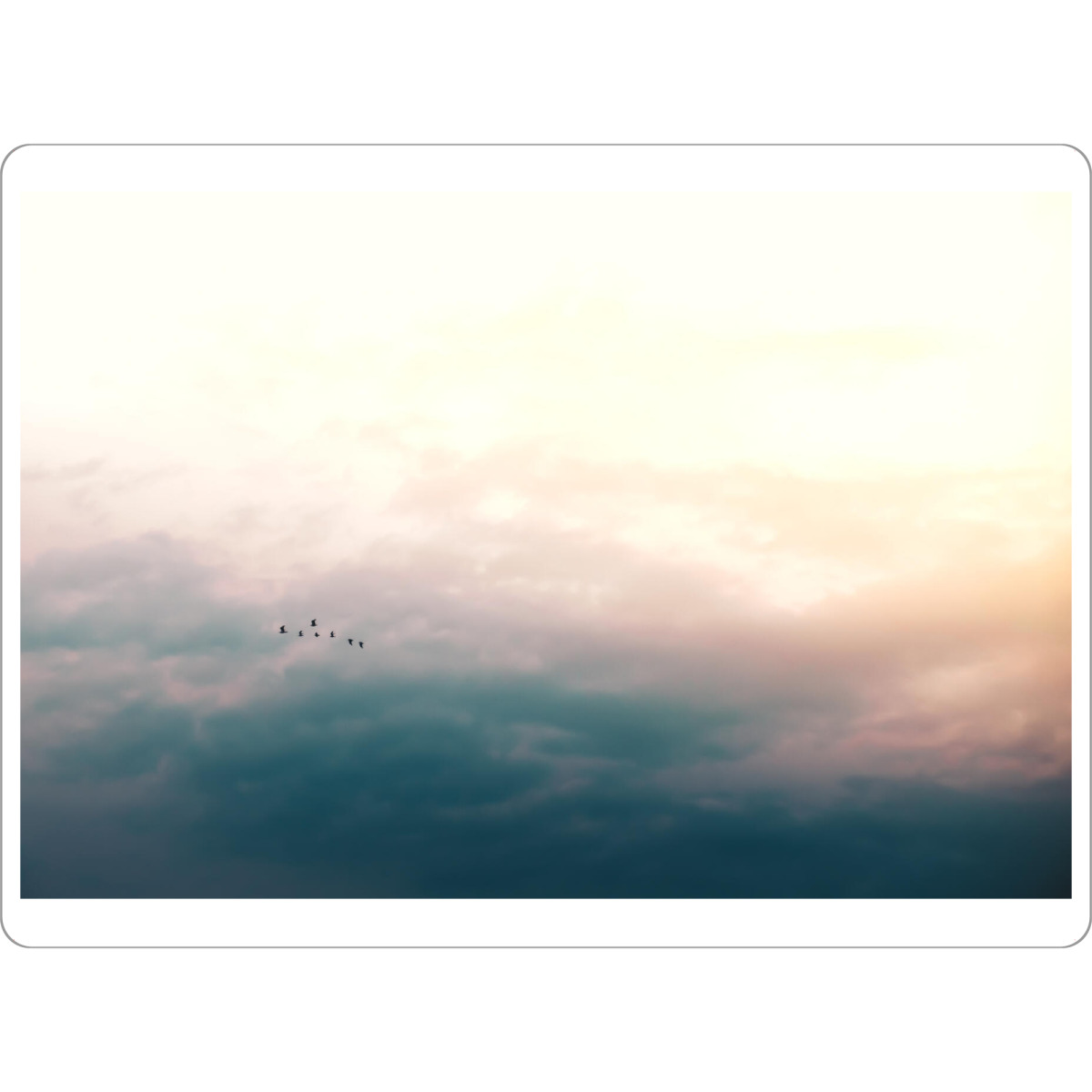 Tischset "Vögel in den Wolken" artboxONE - Natur,Reise,Tiere,Reise / Länder