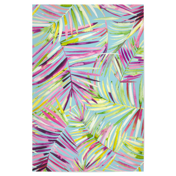 Poster 30x20 cm "Relaxing Tropical Palms" artboxONE - Natur,Abstrakt,Reise / Strand und Meer