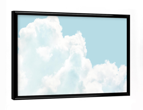 Poster mit schwarzem Rahmen "Clouds Close Up" artboxONE - Natur,Reise - Nature,Himmel,Sky,Calm,Above,Closeup,Nahaufnahme,Los angeles,Clouds,Wolken