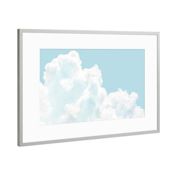 Poster mit Rahmen Silber "Clouds Close Up" artboxONE - Natur,Reise - Nature,Himmel,Sky,Calm,Above,Closeup,Nahaufnahme,Los angeles,Clouds,Wolken