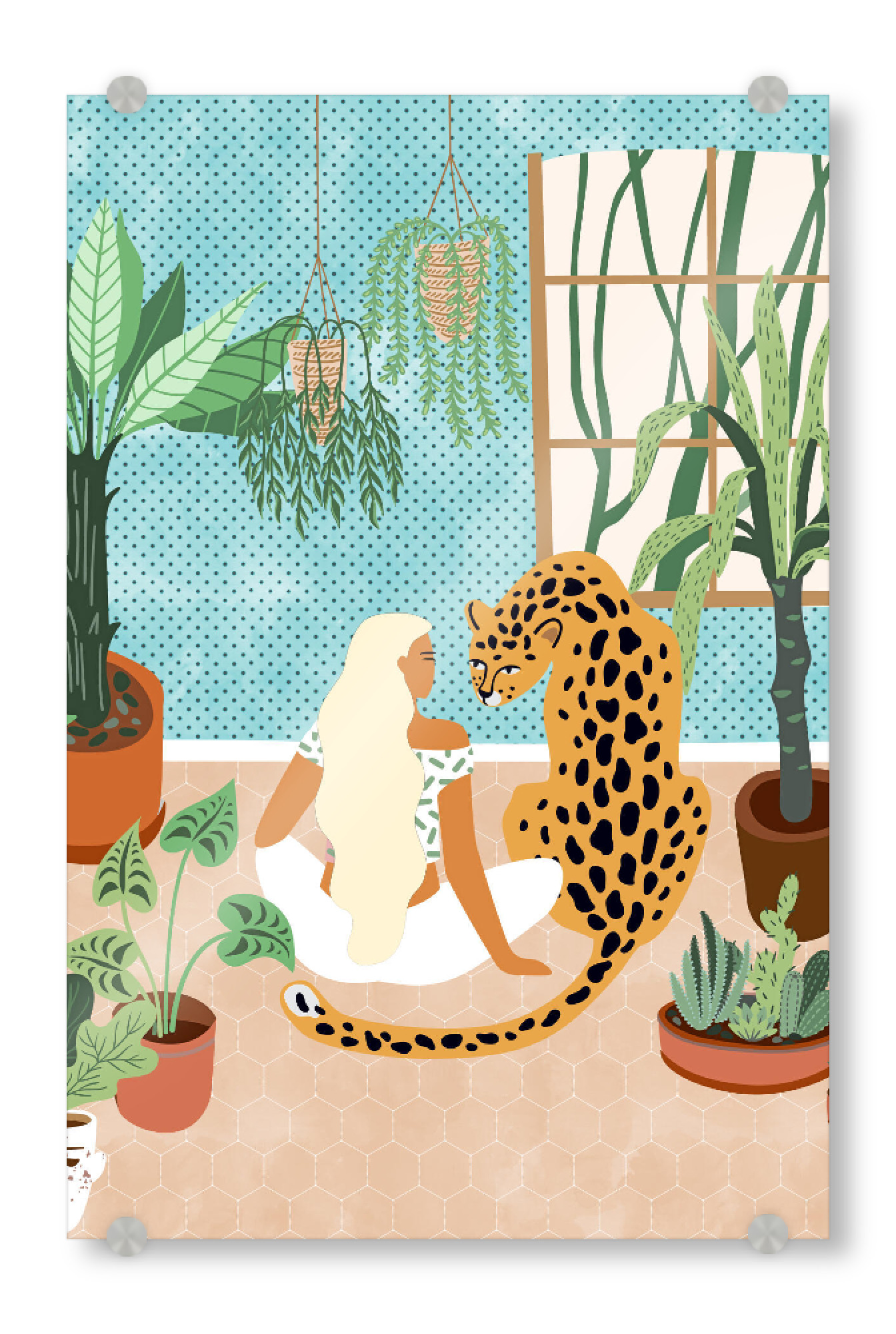 Acrylglasbild "Urban Jungle" artboxONE - Tiere,Menschen