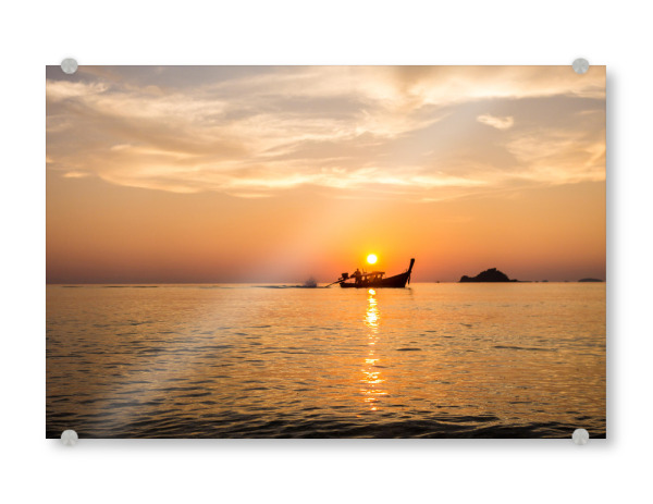 Acrylglasbild "Thailand - Fischerboot" artboxONE - Natur,Reise,Reise / Strand und Meer,Reise / Asien