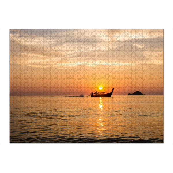 Puzzle Ravensburger "Thailand - Fischerboot" artboxONE - Natur,Reise,Reise / Strand und Meer,Reise / Asien