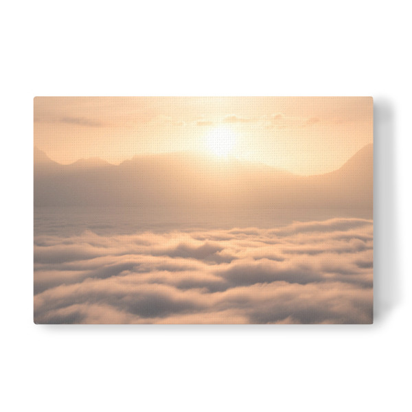 Leinwandbild "Nebelsee" artboxONE - Natur,Reise / Strand und Meer