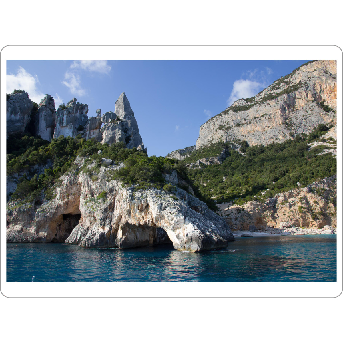 Tischset "Cala Goloritze - Sardinien" artboxONE - Natur,Reise / Strand und Meer,Reise / Länder